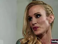 Cumshot on Big Tits: A Teen MILF Fucks Her Stepson