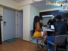 Friends' dirty little secret: This big ass milf has her pussy licked and ass fucked