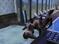 Mature tits bouncing while fucked
