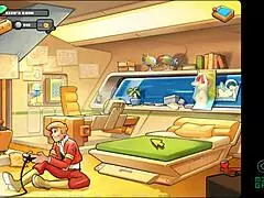 MILF in space: cartoon porn
