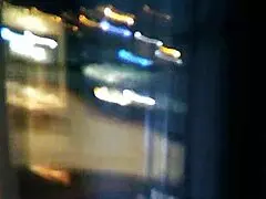 A spicy looking MILF with a hot behind offers some eye service as she left our hotel