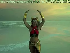 MILF dance in Pink Sky