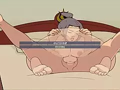 Hentai cartoons feature busty moms