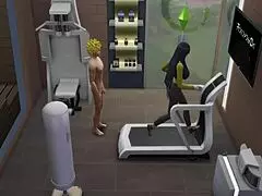 Naruto and his wife act and chow down in this hentai clip