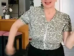 Busty Milf MariaOld Dances Just for You