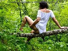 Underwear – Shoes and tights – A mature woman naked and not wearing panties