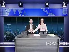Enjoy these mature women go being used on TV while reading the news