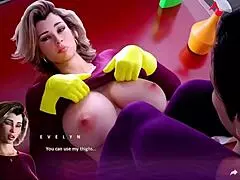 Big tits MILF backdoor action