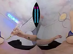 Mommy Lexi Luna bent over fucked from behind while her tight asshole is being stretched by your big dick