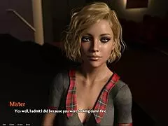 Sexy blonde Alexa is a hot milf in this MMORPG game xxx video