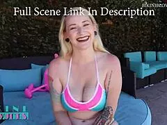 Big tits and fat fingers