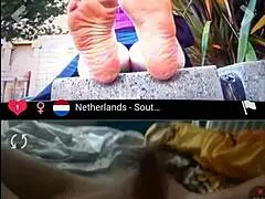 Boomer's steamy threesome with shemale