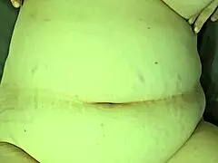 Chubby wife pleasures herself loudly