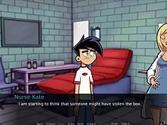 Danny Phantom sneaks a nut in Mommy’s little helper and gives them a blowjob