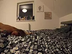 European mature's wild double penetration