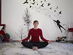 Mature Russian women in yoga