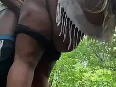 A man and a woman take their genitalia out for a night of role-play under the stars