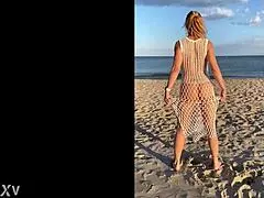 MILF's naughty secret: Flashing and buttplug fun