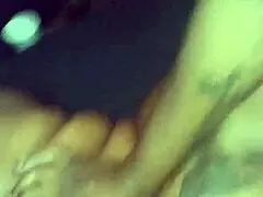 Big black mom has her pussy fucked by a young man