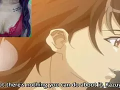Porn Milf with large breasts satisfies her sexual desire in hentai movie