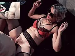 Mature woman gets her pussy pounded