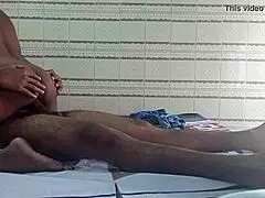 Desi Indian wife goes horny for a mature couple and masturbates for an ex-boyfriend on camera