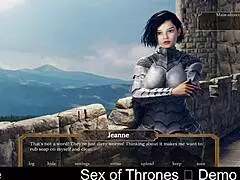 Hot wife in animated game