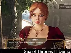 American slut-wifewife fuck buddy in XXX animated hot adult video game