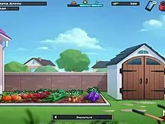 Anime hentai: Adult woman becomes cucumbered in the kitchen