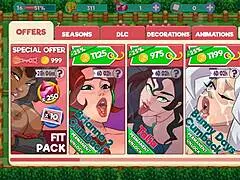 Nutaku released hentai game with a sample of a mature mom exposing her big ass