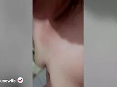 Mature MILF's sensual shower self-pleasure