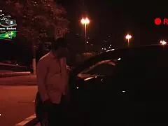 A Latina mom overseas gives a blowjob while being sexually recorded through voyeurism