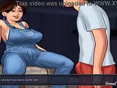 Aroused mother in law offers titjob for fun