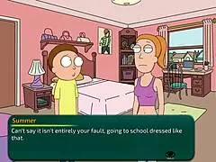 Morty's adult adventures and sexual journey