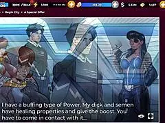 In Comix Harem – City 1, fapping to bukkake and assfucking