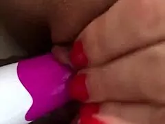Latin American mature mother takes dual pleasure with toys