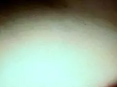 Blindfolded mature wife receives and enjoys rabbit vibrator