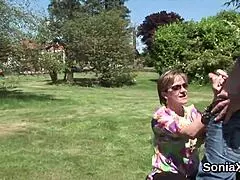 Sensual lover pleases his wife with oral sex and brings her to a climax