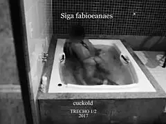 Steamy bath tub action unfolds