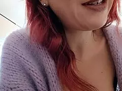 Real horny milf shows off her curvaceous body