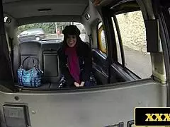 Spanish horny milf succumbs to sensual cab option with famous driver