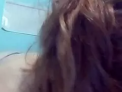 Big tits VR MILF caught and fucked in public by stranger, gets face fucked while in the bathroom