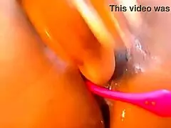 Big-breasted brunette babe with stunning curves comes for a ride, her dark skin, stepmom is f****ing herself and orgasming, her hands rubbing her cameltoe and her husband watching