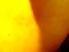 Big-breasted brunette babe with stunning curves comes for a ride, her dark skin, stepmom is f****ing herself and orgasming, her hands rubbing her cameltoe and her husband watching