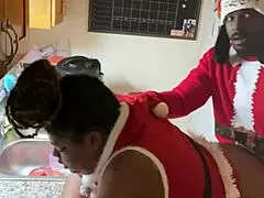 Still, he manages to sleep with a beautiful woman on Christmas though she fumes with anger