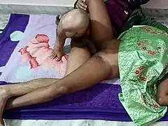 Tormented because of her husband’s abstinence, a Desi housewife blowjob her lover under the sheets