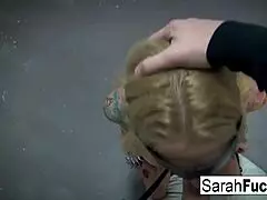 Blindfolded POV BJ with Sarah