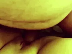 A man and woman play sexual game with a sultry Cheeky girl