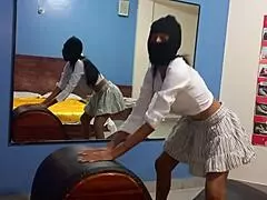 Hot old woman turned on by amateur sex videos and masturbation