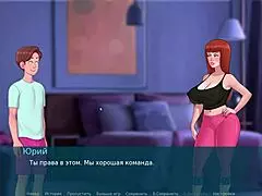 Fap and cum with anime mommy
